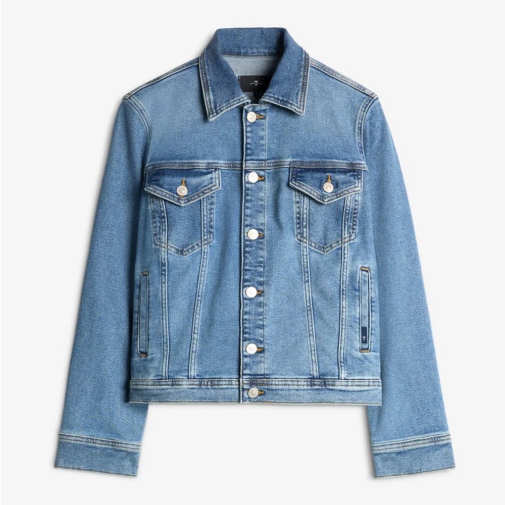 NWT 7 for All Mankind Adi Trucker Jacket Size Small